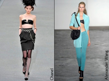 Bandeau noir : le néo top