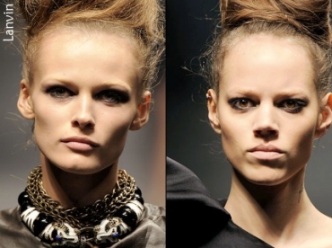 Les sourcils décolorés