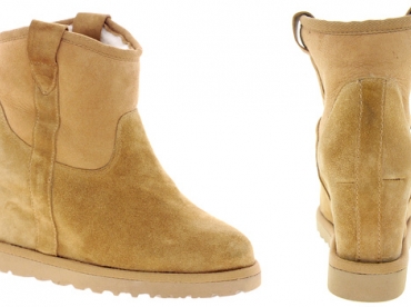 Bottines fourrées à talons compensés Ash