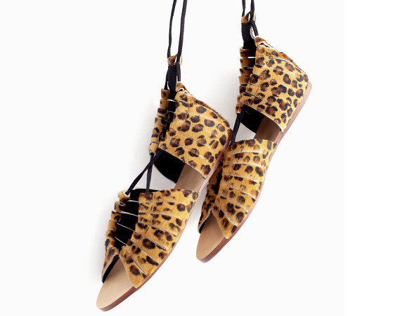 Sandales lopard Zara