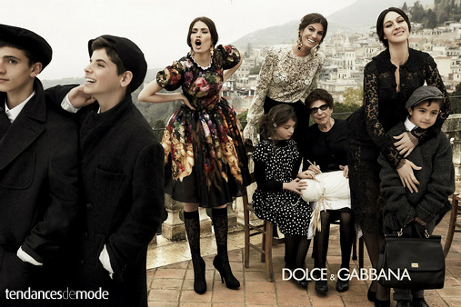 Campagne Dolce & Gabbana - Automne/hiver 2012-2013 - Photo 1