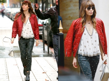 Jessica Biel en Isabel Marant