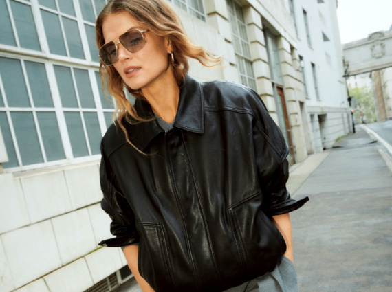 Blouson en cuir : idées de looks automne 2025