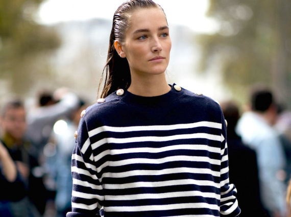 Rayures marini�res : comment les porter en hiver ?