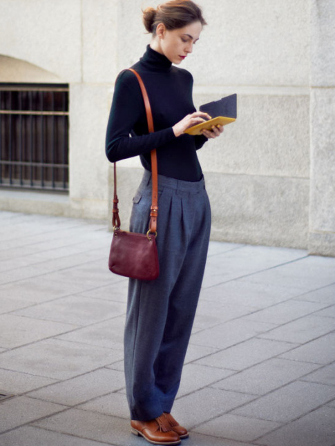 Le sous-pull, le meilleur alli des pantalons larges !