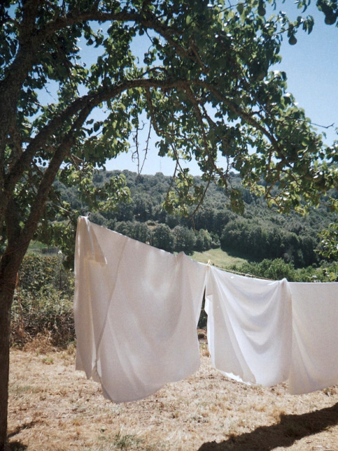 Rien de tel que l'odeur des draps schs au grand air !