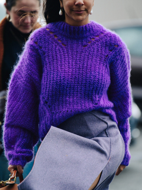 Gris + violet = le bon mix