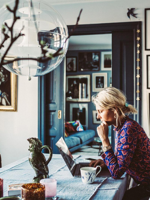 Travailler  la maison, un petit bonheur en soi !