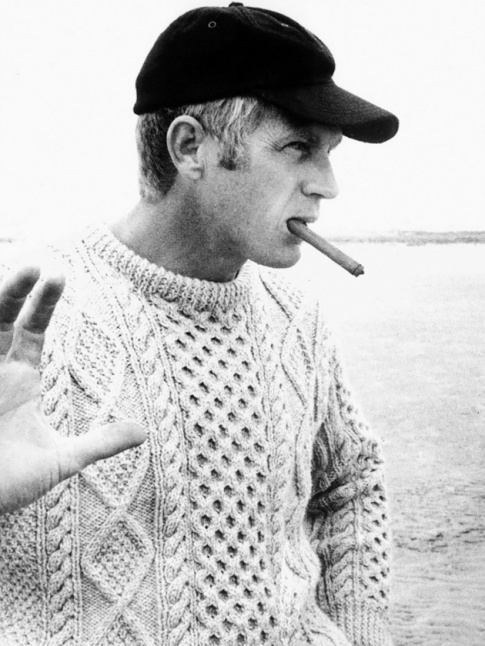 Pull irlandais + casquette = le bon mix