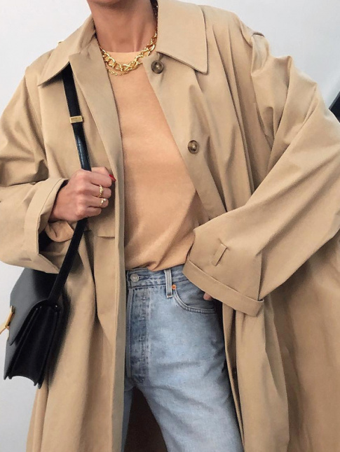 L'oversize sied si bien au trench !