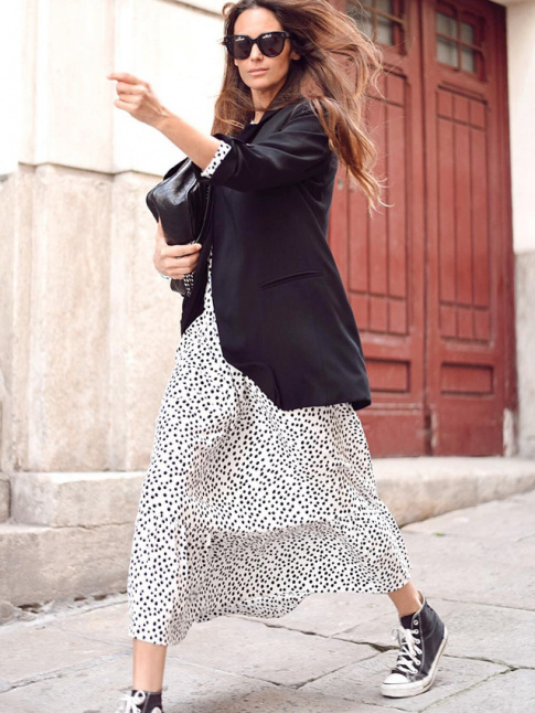 Le parfait total look noir et blanc #35