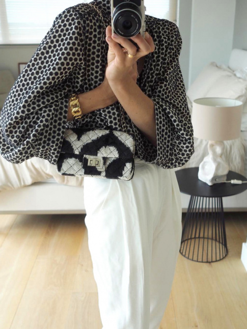 Oui aux mix and match d'imprims noir et blanc !