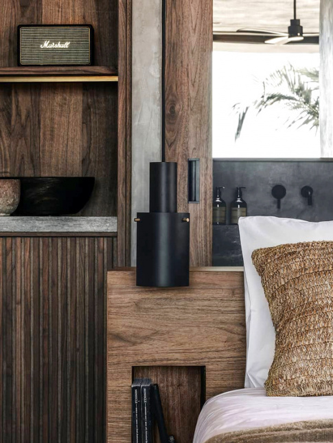 Mlant pure, matriaux naturels et subtile modernit, cette chambre d'htel a tout bon !