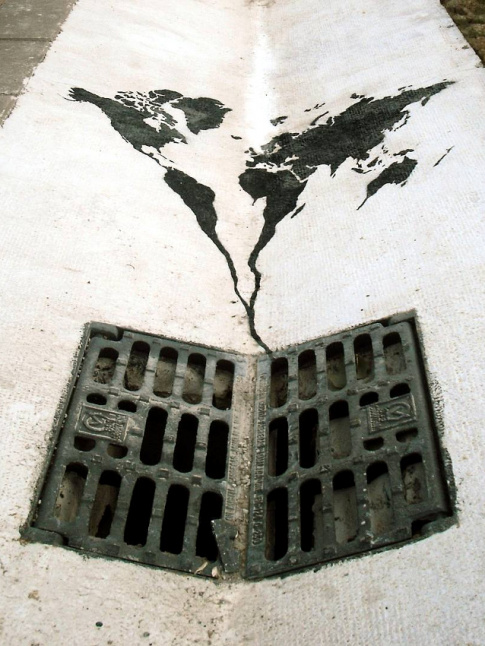 Certaines oeuvres de street art se rvlent plus parlantes que n'importe quel discours...