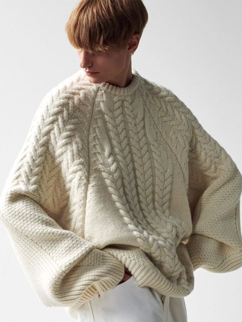 Wanted  : un pull irlandais oversize