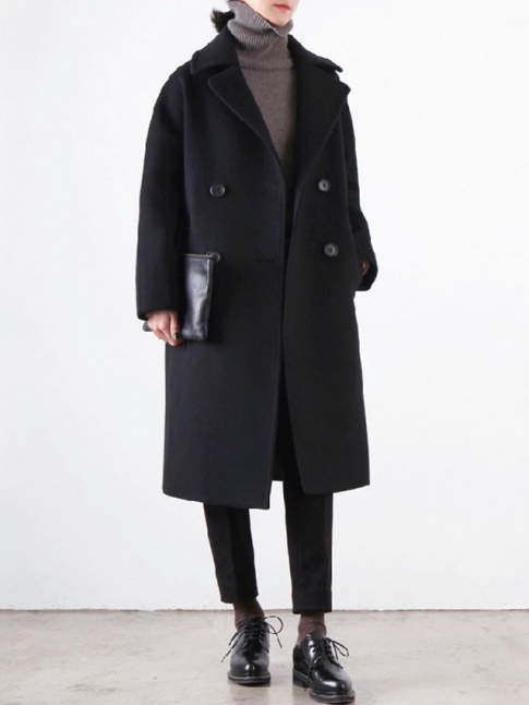 Mlant longueur 7/8, col roul droul et souliers vernis, ce look a tout bon !