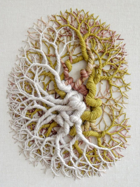 Quand la broderie s'invite au sein du monde de l'art contemporain...
