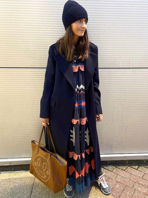 Oui aux robes longues portes en hiver !