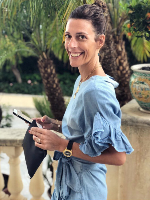 Maxi sourire + froufrou denim + accessoires rglisse = le bon mix
