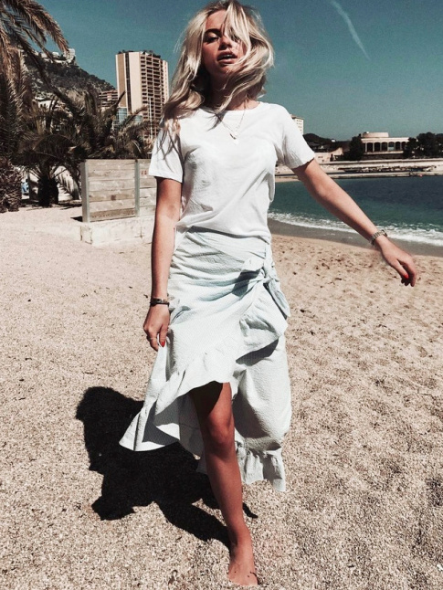 Le tee-shirt blanc, l'essentielle petite touche de casualness !