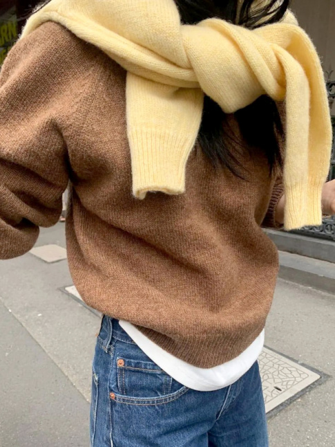 Casual et douillet, ce look tout bon !