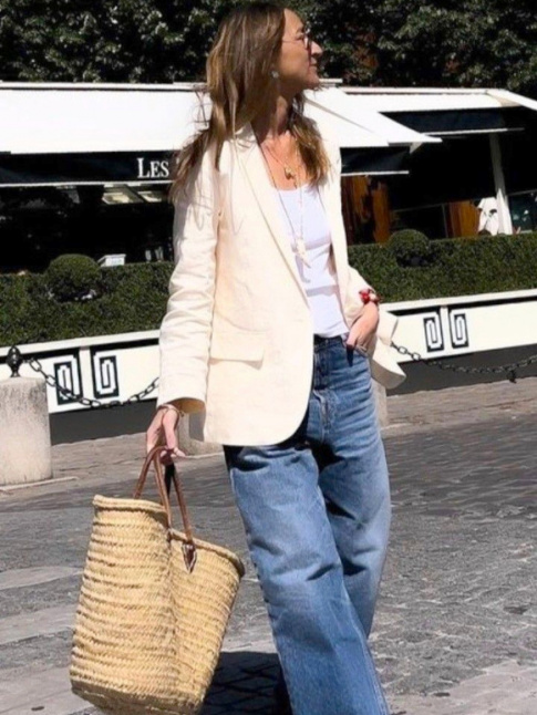 Wanted : un blazer blanc  porter en mode estival !