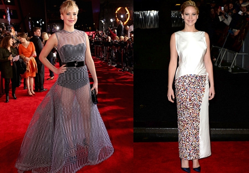 Jennifer Lawrence en Dior