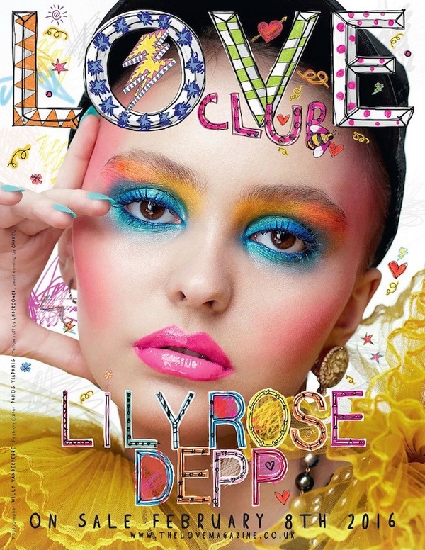 Lily Rose Depp pour LOVE