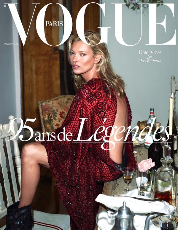 Kate Moss pour Vogue Paris