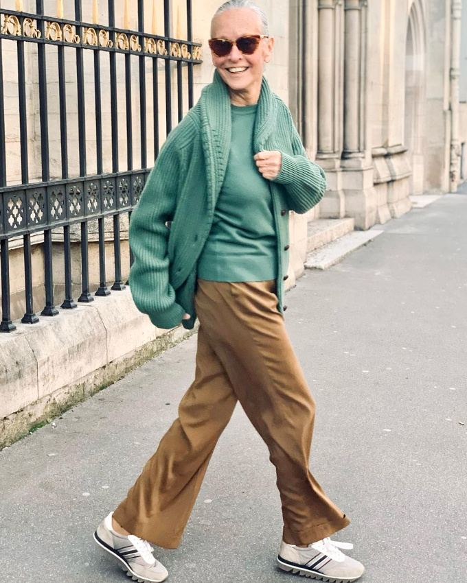 Wanted : un twin-set ultra cosy vert sauge !