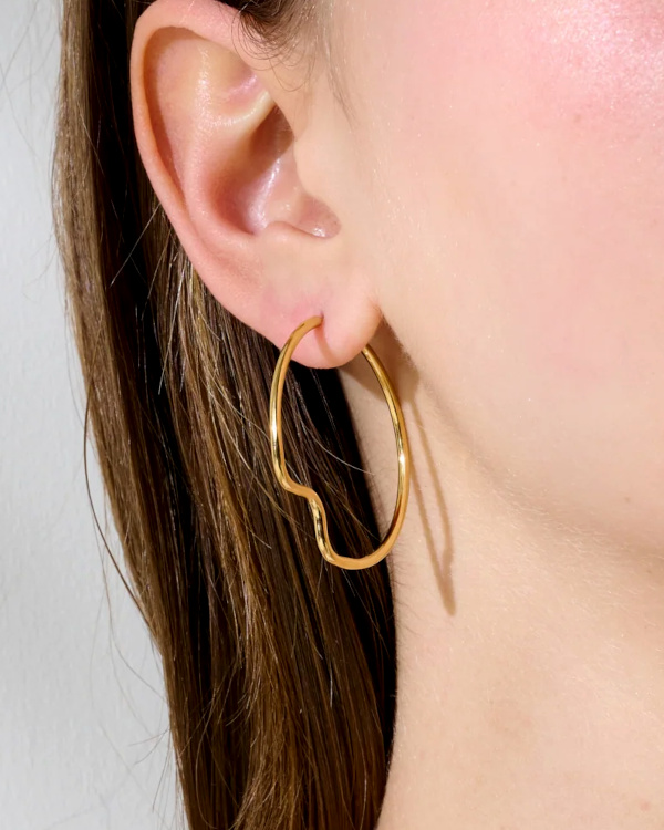 Boucles d'oreilles dores