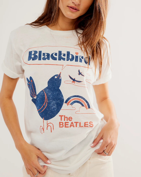 T-shirt imprim Blackbird Junk Food