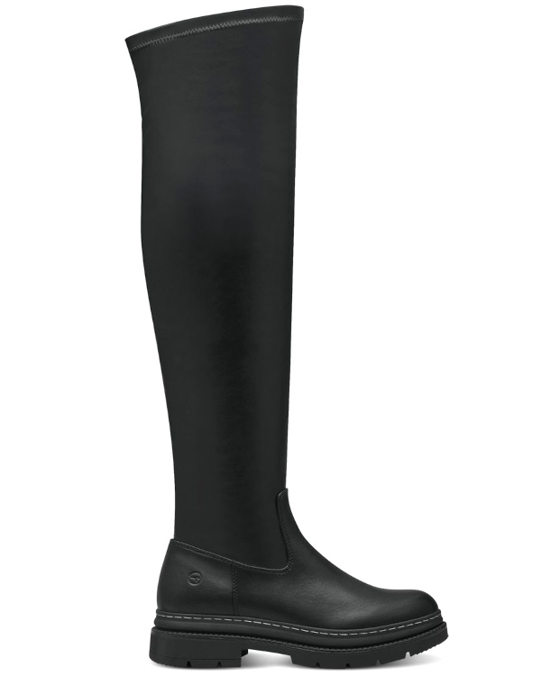 Bottes cuissardes plates noir