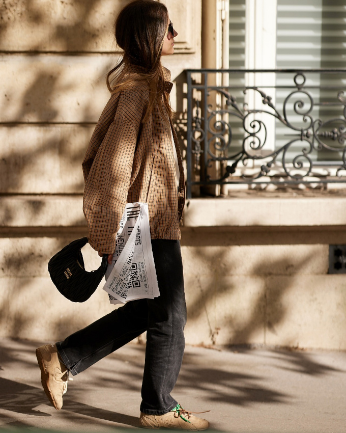 Wanted : un blouson à carreaux un peu trop grand !