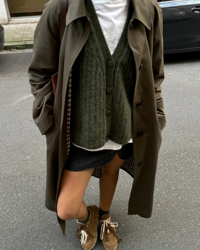 Oui à la mini-jupe portée en mode cosy !