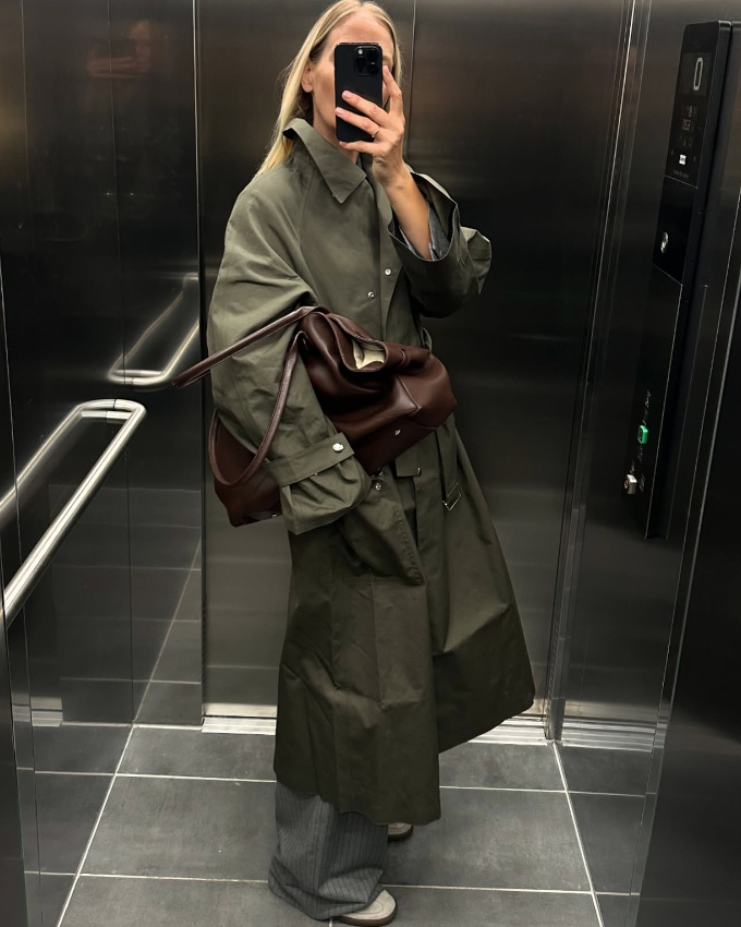 Le trench kaki, encore plus irrésistible que son homologue camel !