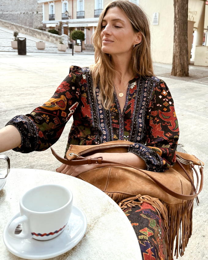 Envie de robe bohème et de café en terrasse !