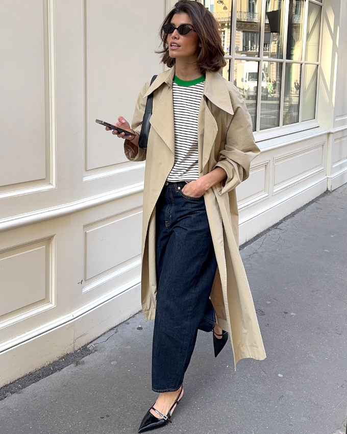 Oui au trench porté avec un zeste de créativité casual !