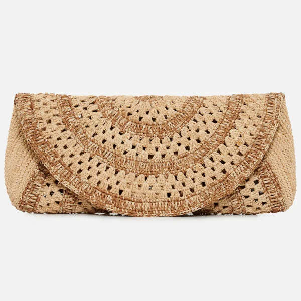 Pochette en raphia