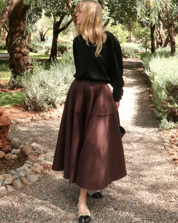 Oui aux jupes évoquant le style "New Look" !
