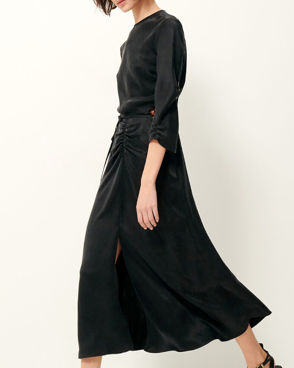Robe midi noire