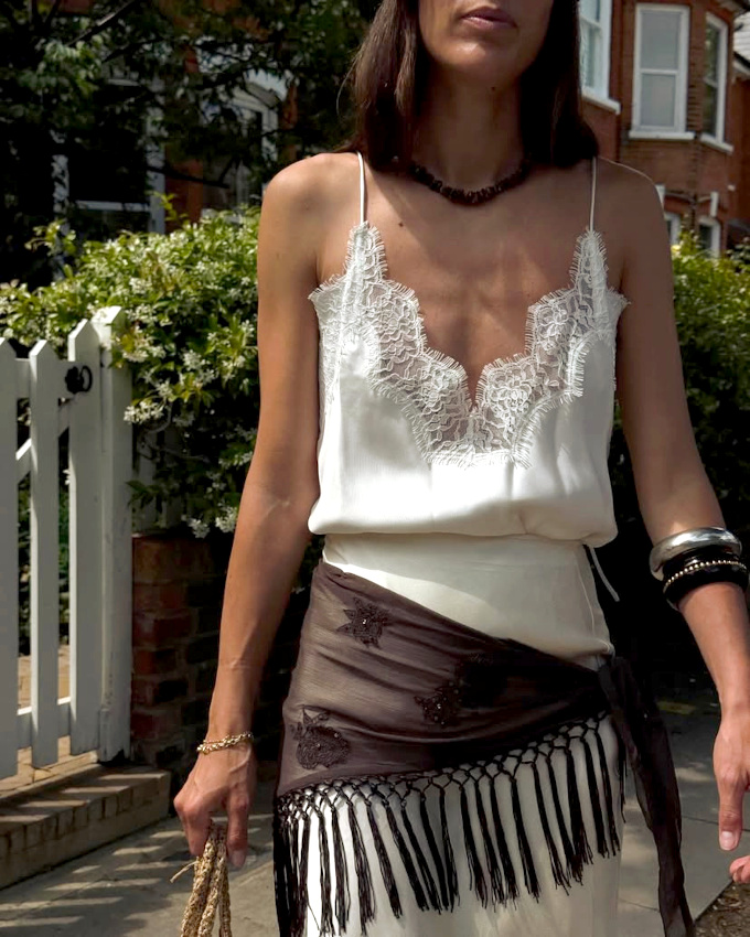 Pour ou contre le mix dentelle + franges ?