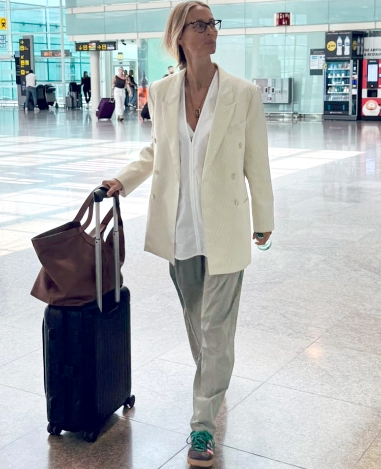 Oui au look d'aéroport casual/chic !