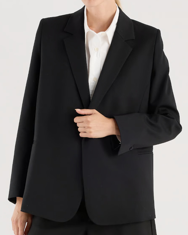 Blazer � �paulettes | Noir