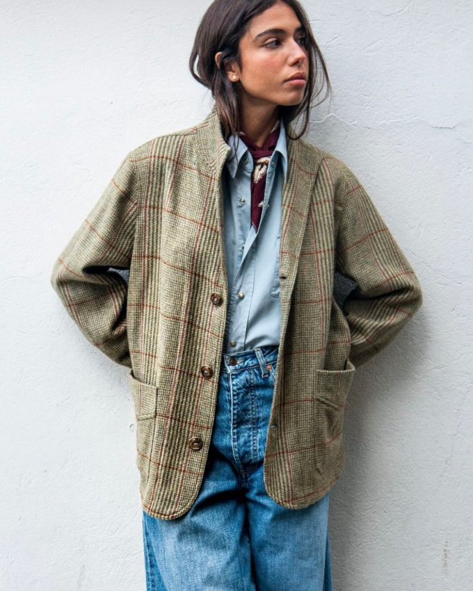Wanted : un blazer loose à carreaux !