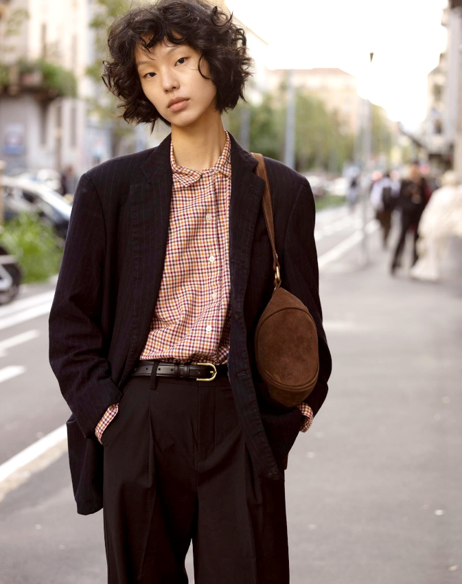 Lorsque la féminité d'un visage autorise l'androgynie stylistique...