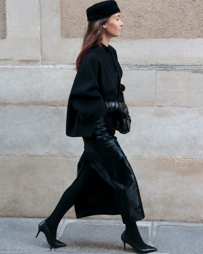 Le parfait total look noir #401