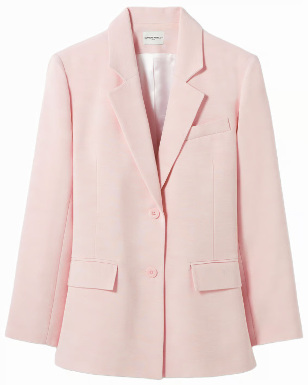 Veste tailleur droite | Rose